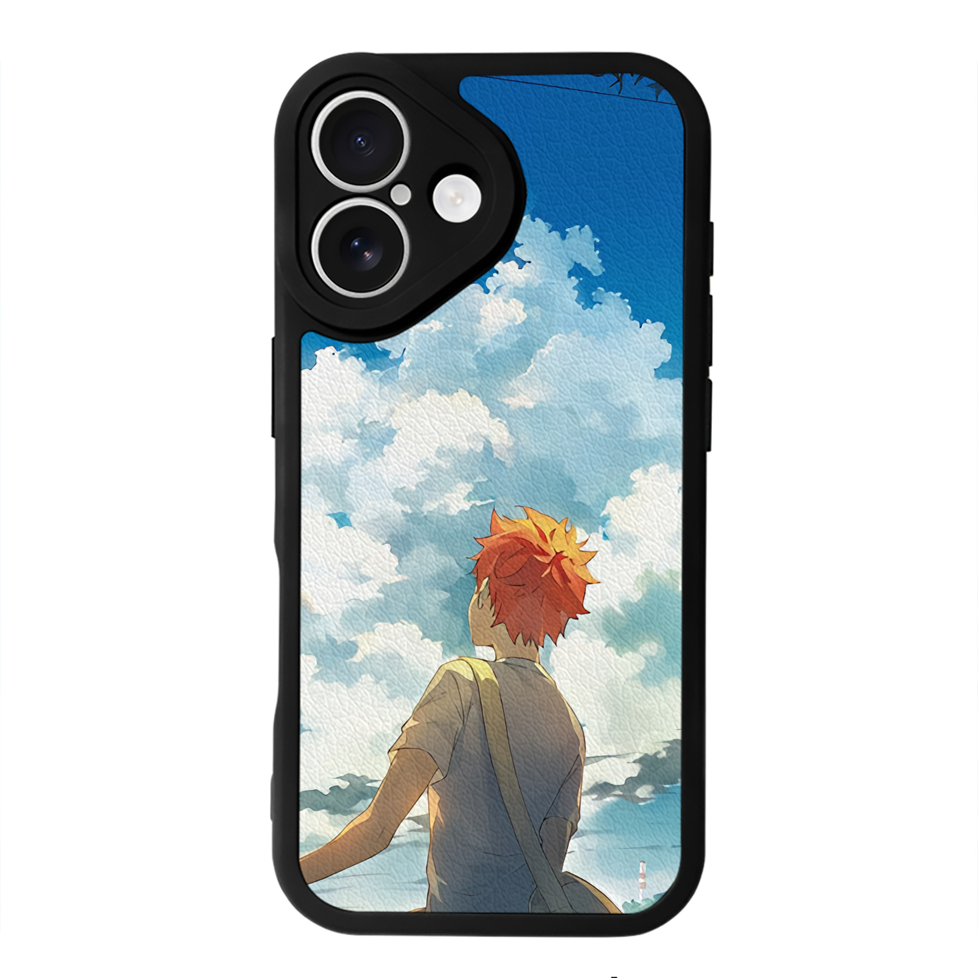 （画像用） ハイキュー!! Haikyu!! 【iPhone 16シリーズ対応】シリコンスマホケース（レザー調） 材質：シリコン